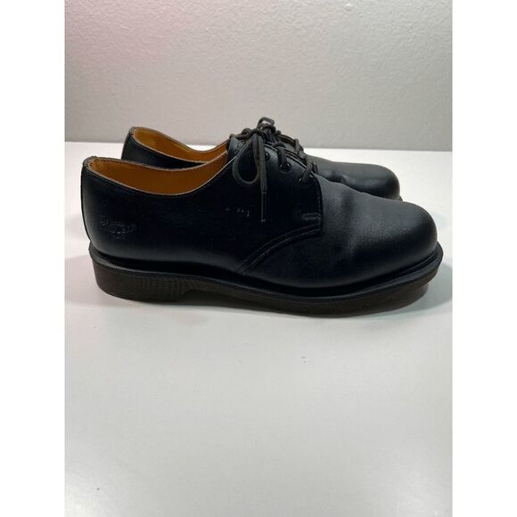 Dr Martens AW501 SlipResistant Leather Lace-Up Oxfords.Black. Size M-  11, W- 12 main image 6